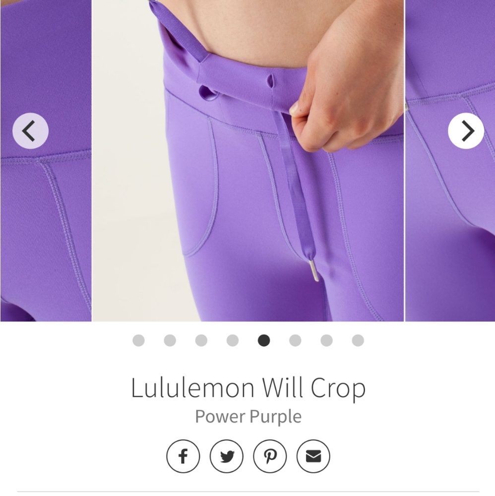 Lululemon Will Crop leggings - Picture 13 of 14